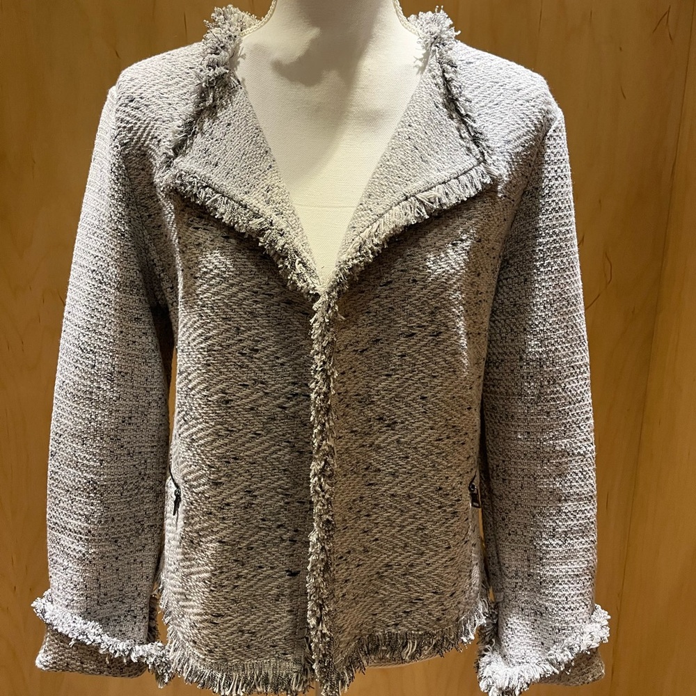 Nic and Zoe Fringe Trim Jacket. Only worn twice.  Excellent condition.
